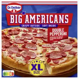 Albert Heijn Dr. Oetker Big Americans xl pizza double pepperoni aanbieding