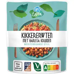 Albert Heijn AH Terra Kikkererwten met harissa kruiden aanbieding