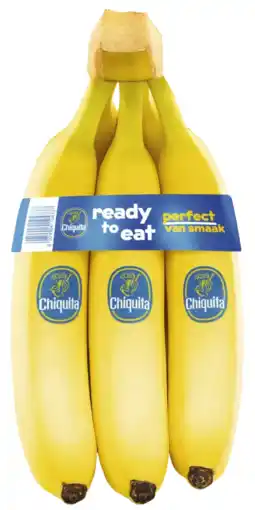 Albert Heijn Chiquita Ready to eat bananen aanbieding