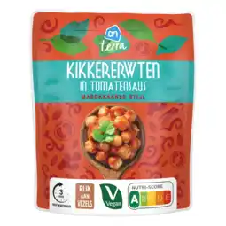 Albert Heijn AH Terra Kikkererwten in tomatensaus aanbieding