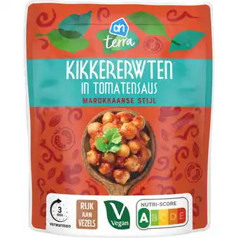 Albert Heijn AH Terra Kikkererwten in tomatensaus aanbieding