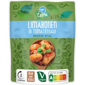 Albert Heijn AH Terra Limabonen in tomatensaus aanbieding
