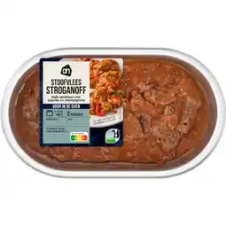 Albert Heijn AH Voor in de oven stoofvlees stroganoff aanbieding