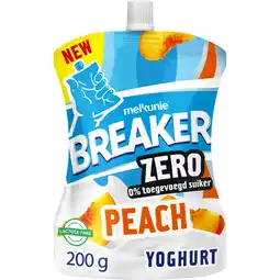 Albert Heijn Melkunie Breaker zero peach aanbieding