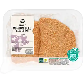 Albert Heijn AH Gehakt cordon bleu kaas en ham aanbieding