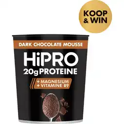 Albert Heijn HiPRO Protein mousse dark chocolate aanbieding