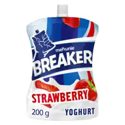Albert Heijn Melkunie Breaker aardbei yoghurt aanbieding
