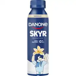 Albert Heijn Danone Skyr drink vanille high protein 0% vet aanbieding