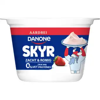 Albert Heijn Danone Skyr aardbei high protein 0% vet aanbieding