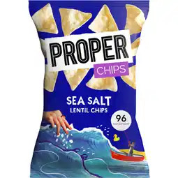 Albert Heijn Proper Sea salt lentil chips aanbieding