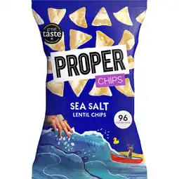 Albert Heijn Proper Sea salt lentil chips aanbieding