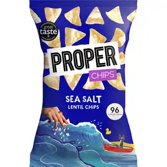 Albert Heijn Proper Sea salt lentil chips aanbieding
