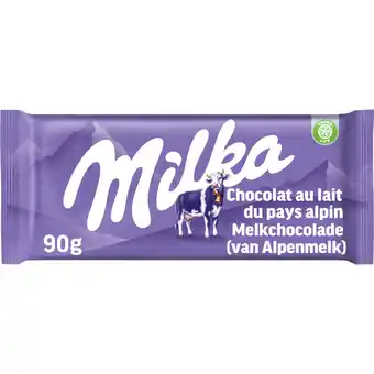 Albert Heijn Milka Chocoladereep alpenmelk aanbieding