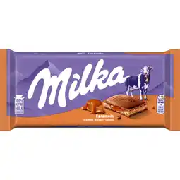 Albert Heijn Milka Chocoladereep karamel aanbieding