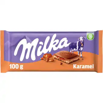 Albert Heijn Milka Chocoladereep karamel aanbieding