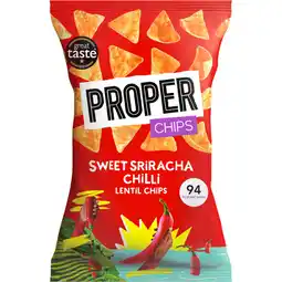 Albert Heijn Proper Sweet Sriracha Chilli Lentil Chips aanbieding