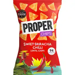 Albert Heijn Proper Sweet Sriracha Chilli Lentil Chips aanbieding