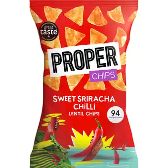 Albert Heijn Proper Sweet Sriracha Chilli Lentil Chips aanbieding