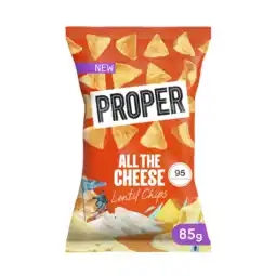 Albert Heijn Proper All the cheese lentil chips aanbieding