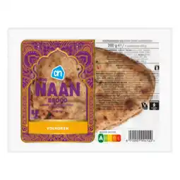 Albert Heijn AH Mini naan brood volkoren aanbieding