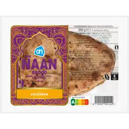 Albert Heijn AH Mini naan brood volkoren aanbieding