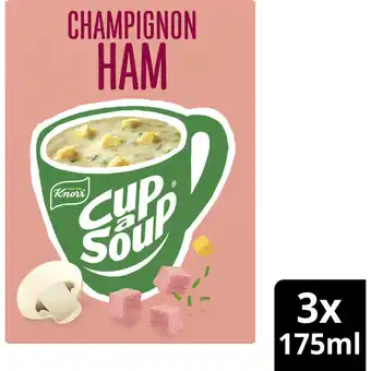 Albert Heijn Knorr Cup-a-soup champignon ham aanbieding