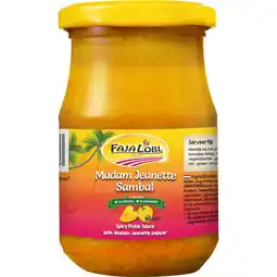 Albert Heijn Faja Lobi Madam jeanette sambal aanbieding