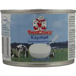 Albert Heijn Two Cows Kaymak gesteriliseerde room aanbieding