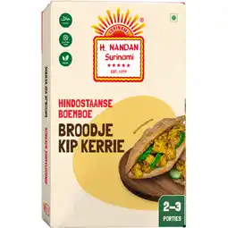 Albert Heijn H. Nandan Hindostaanse boemboe broodje kip kerrie aanbieding