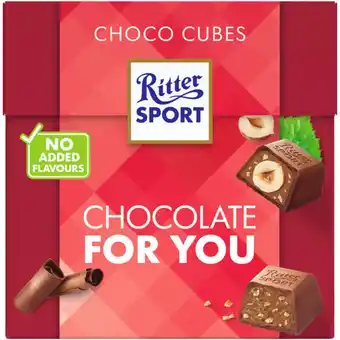 Albert Heijn Ritter Sport Choco cubes for you aanbieding