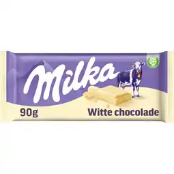 Albert Heijn Milka Chocolade reep wit aanbieding