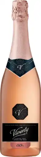 Albert Heijn Viverty Rosé sparkling alcoholvrij aanbieding
