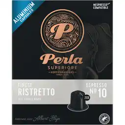 Albert Heijn Perla Superiore Finest ristretto capsules aanbieding