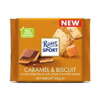 Albert Heijn Ritter Sport Biscuit & caramel aanbieding