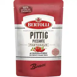 Albert Heijn Bertolli Pastasaus in zak pittig aanbieding