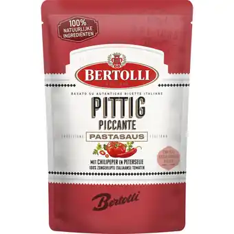 Albert Heijn Bertolli Pastasaus in zak pittig aanbieding