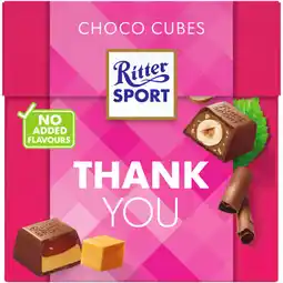 Albert Heijn Ritter Sport Choco cubes thank you aanbieding