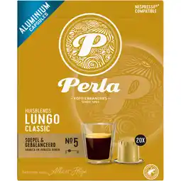 Albert Heijn Perla Huisblends Lungo classic capsules aanbieding