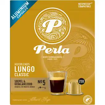 Albert Heijn Perla Huisblends Lungo classic capsules aanbieding