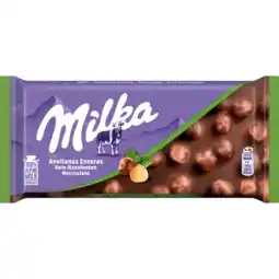 Albert Heijn Milka Chocoladereep hele hazelnoot aanbieding