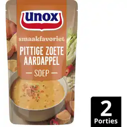 Albert Heijn Unox Pittige zoete aardappelsoep aanbieding