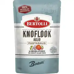 Albert Heijn Bertolli Pastasaus in zak knoflook aanbieding