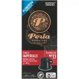 Albert Heijn Perla Superiore finest espresso imperiale capsules aanbieding