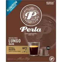 Albert Heijn Perla Huisblends Lungo dark capsules aanbieding