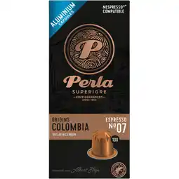 Albert Heijn Perla Superiore Origins Colombia espresso capsules aanbieding