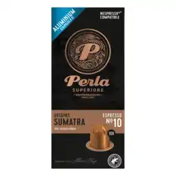 Albert Heijn Perla Superiore Origins Sumatra espresso capsules aanbieding