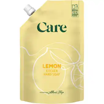 Albert Heijn Care Lemon kitchen hand soap refill aanbieding