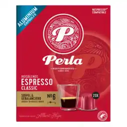 Albert Heijn Perla Huisblends Espresso classic capsules aanbieding
