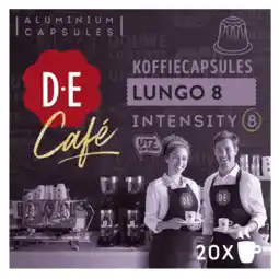 Albert Heijn Douwe Egberts Cafe lungo koffiecapsules aanbieding
