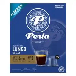Albert Heijn Perla Huisblends Lungo decaf capsules aanbieding